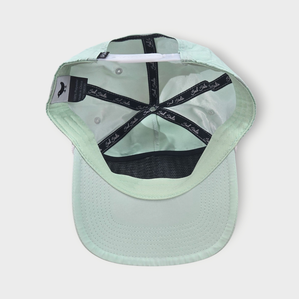 Bad Birdie Bad Classic Rope Cap White Mint Green Golf Hat Snapback New - Picture 7 of 8
